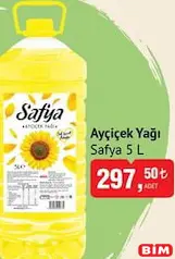 SAFYA AYÇİÇEK YAĞI 5 L SAFYA AYÇİÇEK YAĞI 5 L